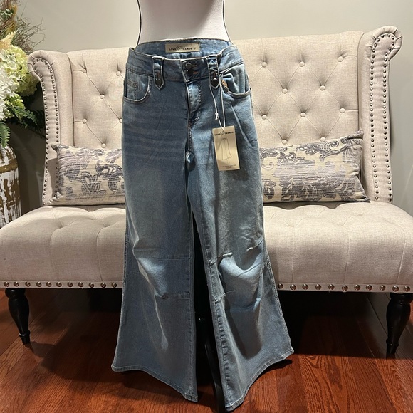 Love Denim - Love Denim Flare Jeans in Light Blue